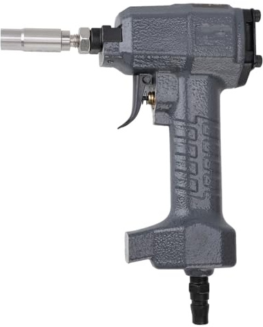 Hamwesh 1170 Pneumatic Decorative Nailer, Lightweight Ergonomic Handle Finish Nail Gun, Upholstery Tack Nail Gun with Spring Damping Design for Furniture Handicraft Shoes Leather