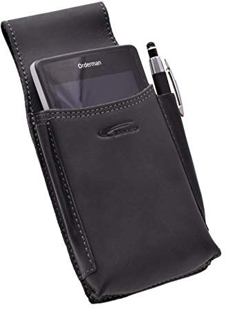 Menzo Gürteltasche für Gastro-Computer, Kellnertasche, Holster, Kellnerholster (schwarz)