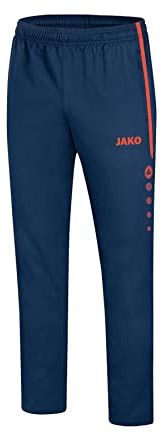 JAKO Kinder Präsentationshose Striker 2.0, Navy/Flame, 164