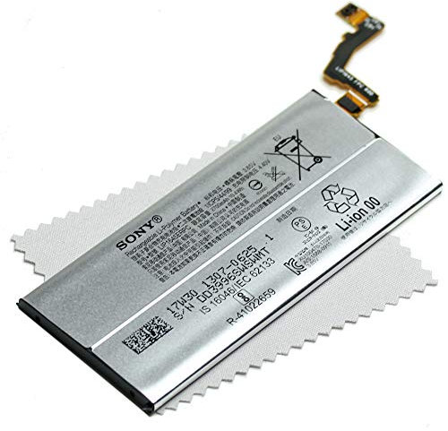 Batterie pour Sony Original LIP1645ERPC 1307-0625 pour Sony Xperia XZ1, Xperia XZ1 Dual avec Chiffon de Nettoyage mungoo