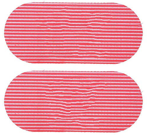 Haar-Klett-Pad, 2 Haar-Aufkleber-Clip Bang Fixed Seamless Magic Paste Keine Haar-Verwicklungen und Schaden Haar Magic Tape Dekorationen Tool.(Schwarz)