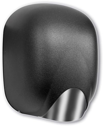 vama Asciugamani Elettrico con Fotocellula 1100W Ecostream NF Hot Alluminio Nero Goffrato