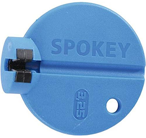 Rixen und Kaul Nippelspanner SPOKEY f. 2mm Nippel 2,34mm Speiche 3,25mm blau+Flicken