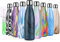flintronic Bottiglia Acqua in Acciaio Inox, 500ML Portatile Borraccia, Senza BPA, Borraccia Termica Acciaio Inox, Bottiglia d'Acqua con Spazzola per Scuola, All'aperto, Yoga, Palestra