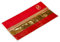 Pracht Creatives Hobby 7073-20245 Wachsplatten Mix rot / gold, 3 halbe Wachsstreifen mit einem Motiv, ca. 200 x 50 x 0,5 mm, zum Modellieren und Verzieren von Kerzen