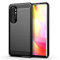 Max Power Digital Cover per Xiaomi Mi Note 10 Lite Protettiva Case Custodia in Morbida Silicone Resistente Fibra di Carbonio Antiurto Anti-Graffio Nero [Supporta Ricarica Wireless]