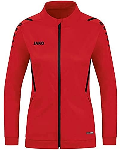 JAKO Challenge Polyesterjacke Damen rotschwarz, 40 Damen