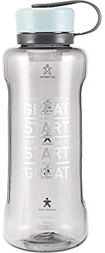 Bouteille d'eau - Gourde -Convient pour Le Sport, la randonnée, l'école, Le Bureau, en Plein air -Vert 1,9l_1900ml