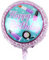 DIWULI Happy Birthday Ballon Lipgloss Pink - Geburtstagsdeko