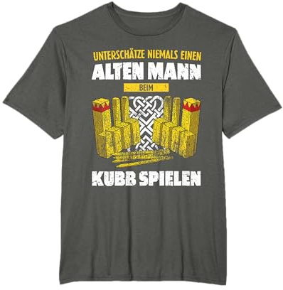 Wikingerschach Liebhaber Wikingerspiel Kubb Opa T-Shirt