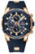 rorios Herrenuhren Sport Chronograph Armbanduhr Leuchtende Uhr Analoger Quarzuhr mit Silikonarmband