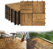YRHome 2m² Akazienholz Holzfliesen Bodenfliese Balkon 30x30cm Balkonfliesen Terrassenfliese Klickfliese Klicksystem Bodenbelag Drainage für Terrassen Balkon Garten (Typ B, 22 Stück | 2m²)