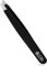OCBA 4 pièces Pince à épiler les sourcils Pointe améliorée Pince à sourcils professionnelle avec revêtement antidérapant Pince pour épilation des poils Pince pointue (4 pièces Noir) (1 Pack Black)