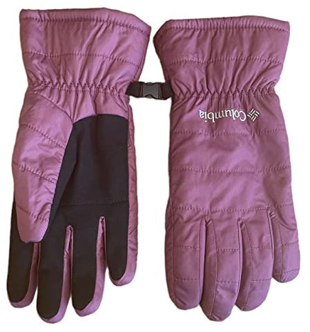 Columbia Damen Omni-Heat Omni-Shield Handschuhe, Weiß, Antike Mauve, X-Large
