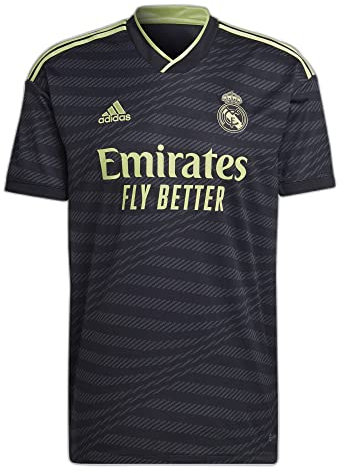 Real Madrid Camiseta Hombre Tercera Equipación Negra Temporada 2022/2023
