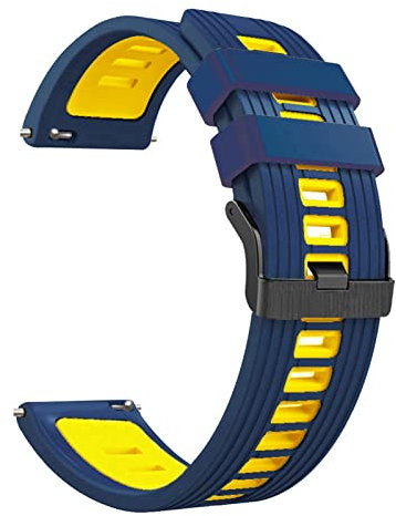 BKUANE Bracelet en silicone respirant pour montre connectée Suunto 9 Peak Sport Smart Watch YAMAY SW022 22 mm, For Suunto 9 PEAK, Agate