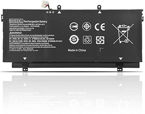 SH03XL Batteria per HP Spectre X360 13-w0xx 13-ac0xx 13-ac000 13t-ac000 13t-w000 13-ac001ng ac002ng ac003ng ac004ng 13-w009nf w000ng w003ng w004ng w031ng w033ng TPN-Q178 HSTNN-LB7L SHO3XL SH03057XL