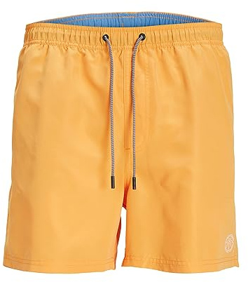 JACK & JONES Herren Badeshorts Badehose Swimwear Jpstfiji Jjswim Solid Sn Ly 12225961,Apricot/Detail:solid,XS