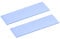 sourcing map 2 Pack M.2 Thermal Pad 70x22x1.5mm for Pc M.2 2280 Nvme SSD Heatsink Cooler Blue