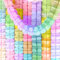 Girlanden Pastell, 6pcs Hängenden Papier Kleeblatt Girlande Bunt, Partygirlanden Papier für Mädchen Frau Geburtstag Taufe Kommunion Konfirmation Hochzeit JGA Einschulung Party Deko
