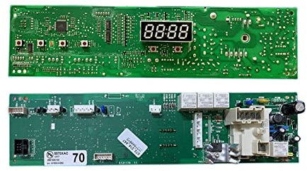 FEDVET Carte de contrôle d'affichage d'origine 2821040012 WMD65105 Compatible for Lave-Linge Beko