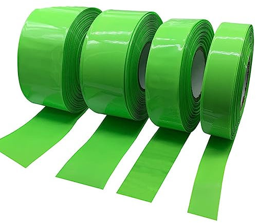 m 18650 21700 26650 32650 Lithium-Akku-Pack, PVC-Schrumpfschlauch, 30–120 mm Breite, isolierte Folienummantelung, Lithium-Kabelhülse, 35 mm