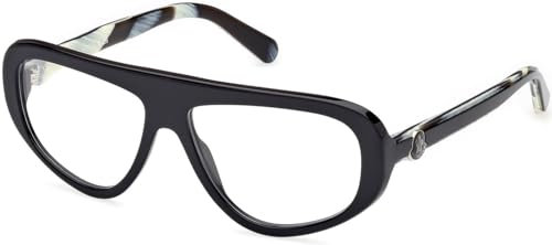 Moncler ML5196 SHINY BLACK 57/14/145 Herren Brillen