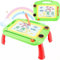 XFLYP Magnetische Zeichentafel, Kinderspielzeug ab 1 2 3 Jahr, Schreibtafel für Magnetische Doodle Board mit Abnehmbaren Füßen Pädagogisches Puzzle Spielzeug Bunte Erasable Geburtstag Geschenk(Grün)