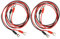 Abaodam 4pcs Record Player Electric Cable Turntable Earth Cable Insulated Wire for Buzzing Hum Reduction