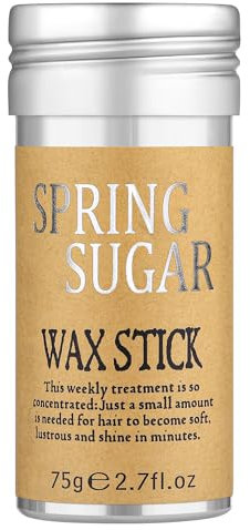 SPRINGSUGAR Haarwachs Stick für Haar-Kontrolle, Essentieller Hair Wax Stick für Tanzaufführungen, Nicht Fettende Glatte Seidig Haarstyling