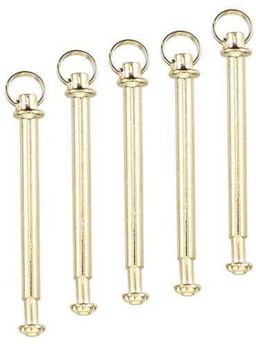 ABOOFAN Folding Hand Fan Shaft Rivets Repair Kits, 5 Sets Handheld Fan Shaft Replacement Fastener for Handmade Fans Bamboo Paper Fans Cloth Fan Accessories