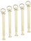 ABOOFAN Folding Hand Fan Shaft Rivets Repair Kits, 5 Sets Handheld Fan Shaft Replacement Fastener for Handmade Fans Bamboo Paper Fans Cloth Fan Accessories