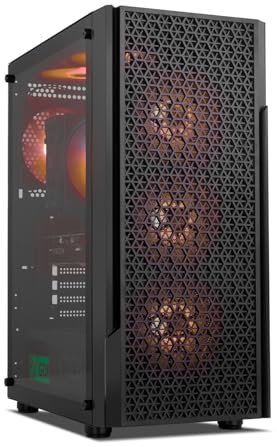 PCBYTE Horus Ordenador Sobremesa Intel Core i7 11700F Octa Core up to 4,9Ghz | 32GB RAM | 1TB SSD NVme | Nvidia GTX 1650 | Windows 11 Pro | WiFi | PC Gamer | Gaming PC