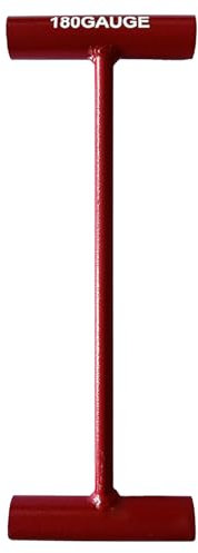 Btstil Heavy Weight .134 & .180 Gauge Commercial Door Hinge Adjustment Tool, Door Hinge Knuckle Bender Repair Tool, Door Hinge Gap Adjustment Wrench Tool (Red)