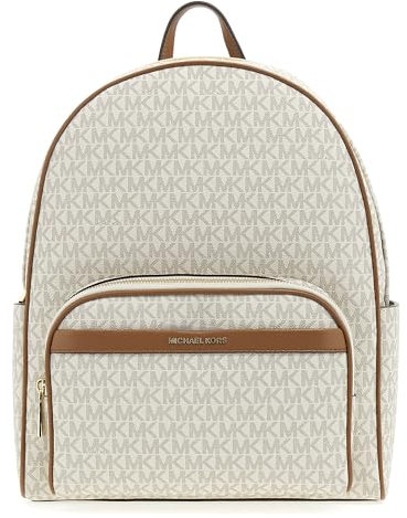 Michael Kors Women Lg Mf Backpack Hand Bag, Vanilla/Acrn