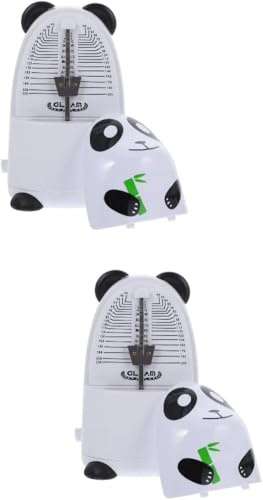 Niedliche Panda Form Metronom Mechanisches Metronom Musikinstrument Metronom, Geschenk Für Kinder, 3pcs