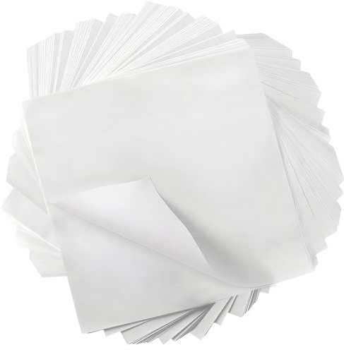 Metzgerpapier Weiß 70 Blatt 12 x 12 Zoll Grillpapier BBQ Kraftpapier Kein Wachs Quadratisches Fleischblatt Einweg Metzgerpapier