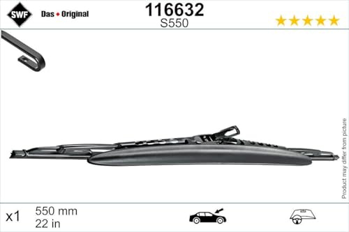 SWF Windscreen Wiper with Spoiler Wiper Blade Design: Ironing Wiper Blade Length: 550 mm 116632