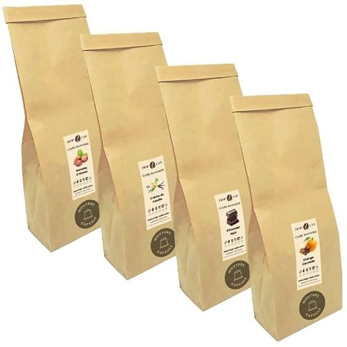 HOP CAFE Offre Découverte Moulu Aromatisé • 4x125g | Mouture Capsule