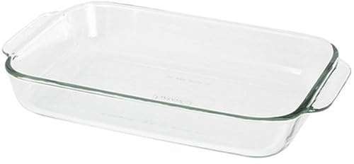 Pyrex Bakeware Rechteckige Auflaufform, transparent, 2,6 l