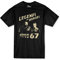Terence Hill Bud Spencer T-Shirt Herren - Legends and Heroes (Schwarz) (M)