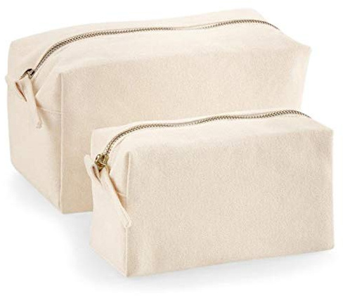 CREATIV DISCOUNT® NEU Baumwolltäschchen mit Reißverschluss