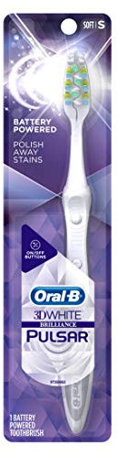 Oral-B Toothbrush Pulsar Soft 3D White (Battery Powered) (Pack of 6)