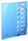 Exacompta 58670E Premium Ordnungsmappe Iderama. Aus stabilem Kunststoff DIN A4 8 Fächer mit dehnbarem Rücken 2 Gummizügen und Indexfenstern Register-Mappe Eckanner-Mappe 1 Stück Zufallsfarbe