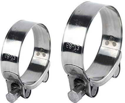 Yudesun Tuyau Pince Outil - 2/5Pcs 201 en Acier Inoxydable Collier de Serrage pour Tube épaissi Boucle Carte de Tuyau Européenne Diamètre 17-130mm