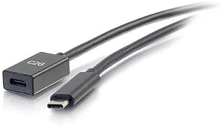 C2G 3ft USB-C/Thunderbolt 3 zu USB-C 3.1 (Gen 1) USB-C oder Thunderbolt 3 Stecker zu Buchse Verlängerungskabel (10Gbps)