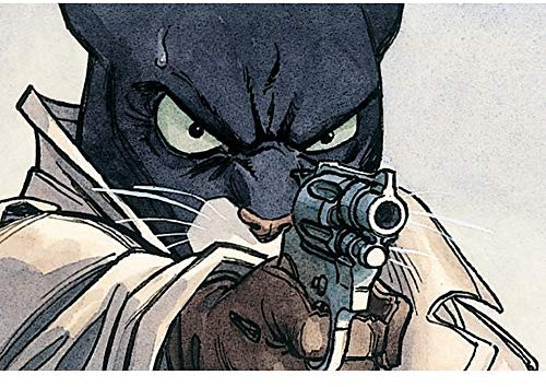 ZigZag Editions Postcard Blacksad, with The Gun (15x10cm)