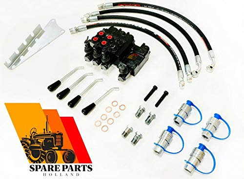 Spare Parts Holland Hintere Zusatzsteuergerät, Steuergerät Kit Kompatibel mit Massey Ferguson 100-200-300 Serie (MF 130, 133, 135, 140, 148, 150, 152, 155, 158, 165, 168, 175, 178, 180, 188 usw.)