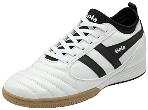 Gola Ceptor TX, Scarpe per Calcetto a Cinque Uomo, Bianco e Nero, 43 EU