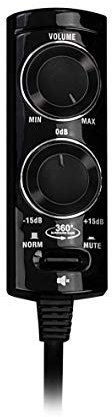 AXTON A592DSP-RC: Fernbedienung für AXTON Verstärker A542DSP und A592DSP, Bass Level Remote Control mit Kabel